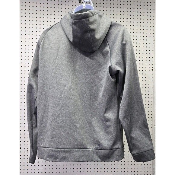 Nike Therma Training Hoodie Mens Large Gray Fleece Pullover Sweatshirt Dri Fit - Picture 4 of 5